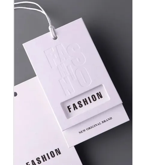 Etichette per abbigliamento personalizzate, scrivibili, in carta kraft, con prezzo, con elastico per appenderle